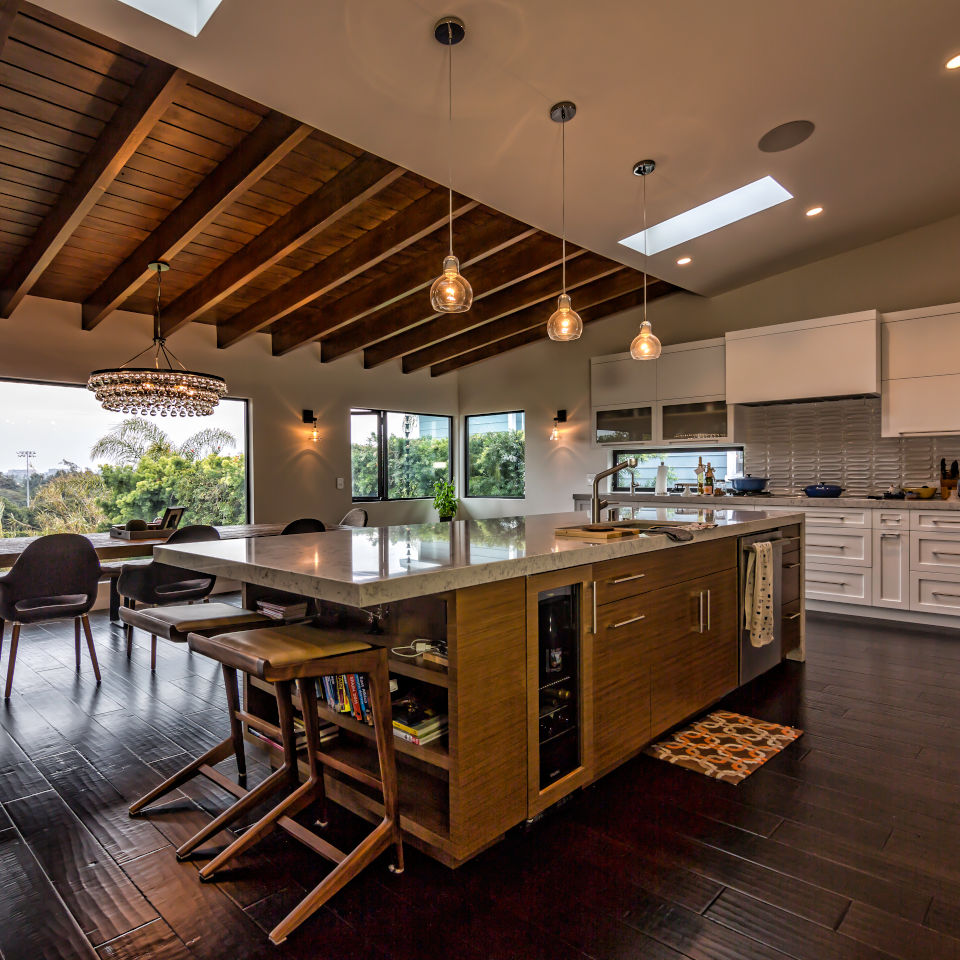santa monica - kitchen island